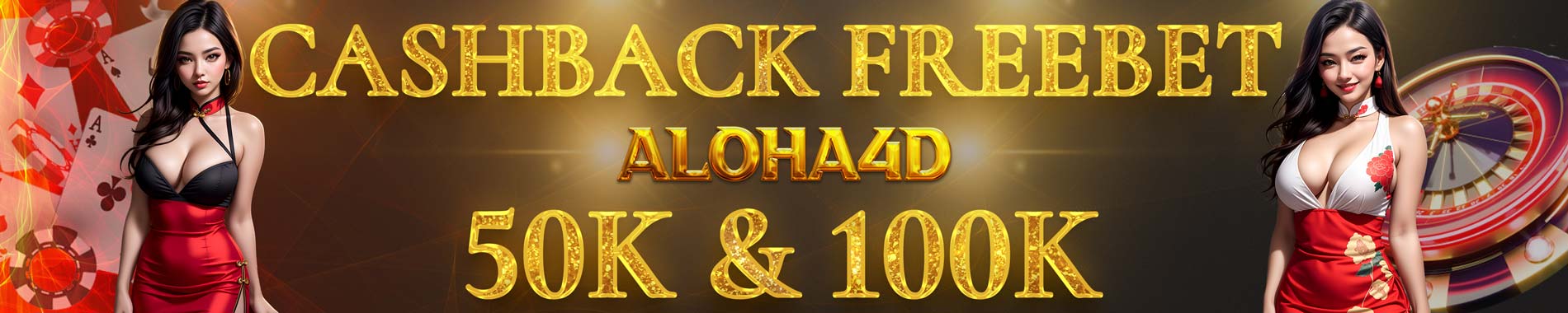 CASHBACK FREEBET 50K aloha4d